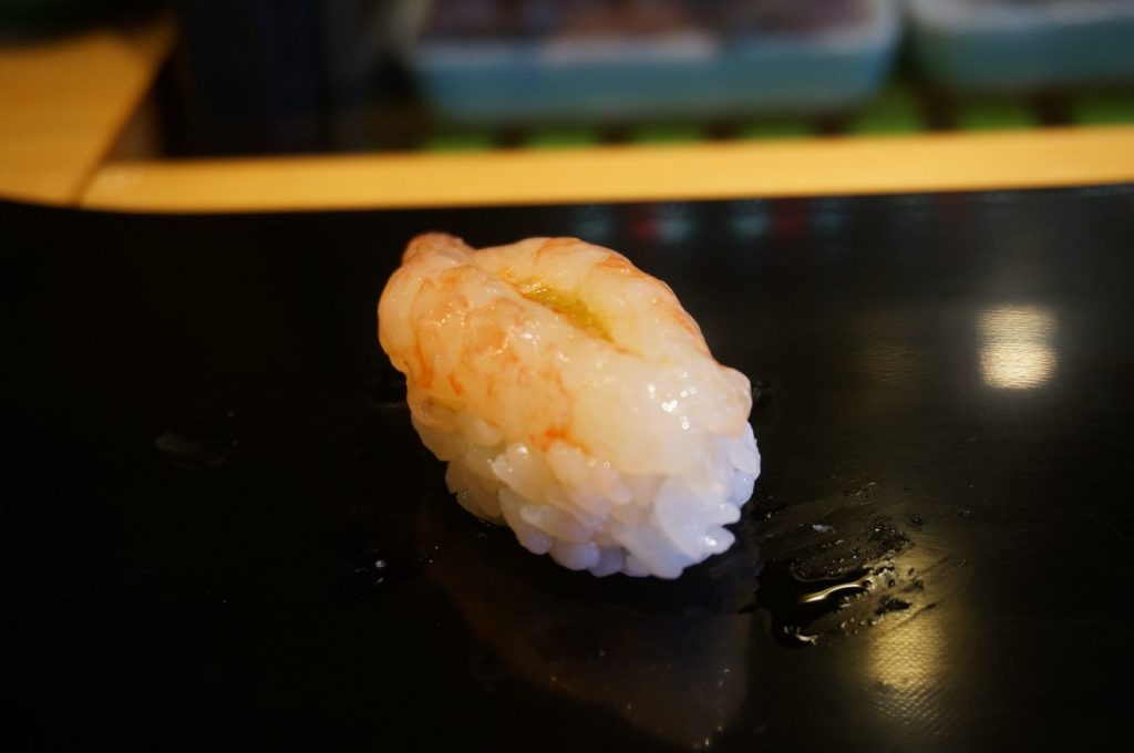甘えびの寿司
