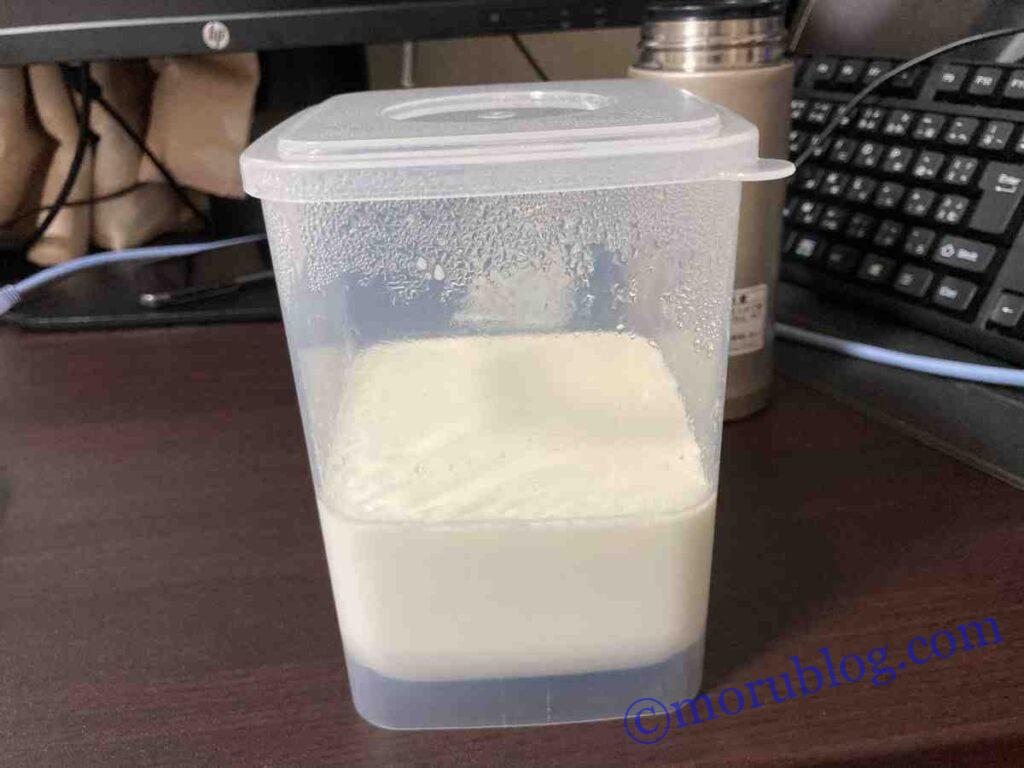 カスピ海ヨーグルトが完成